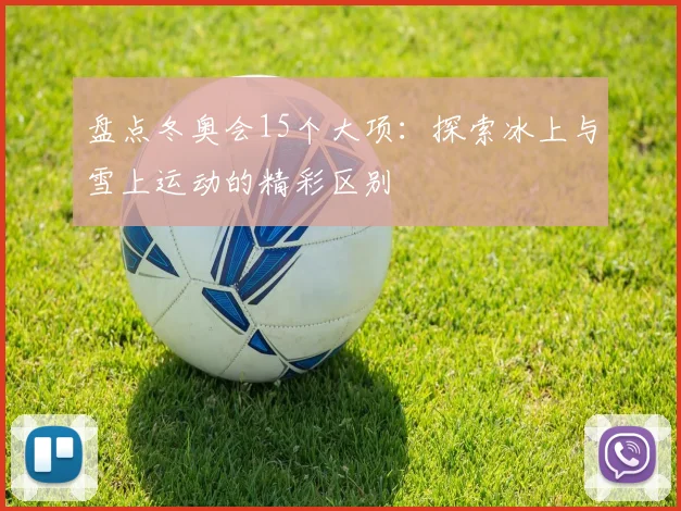盘点冬奥会15个大项：探索冰上与雪上运动的精彩区别